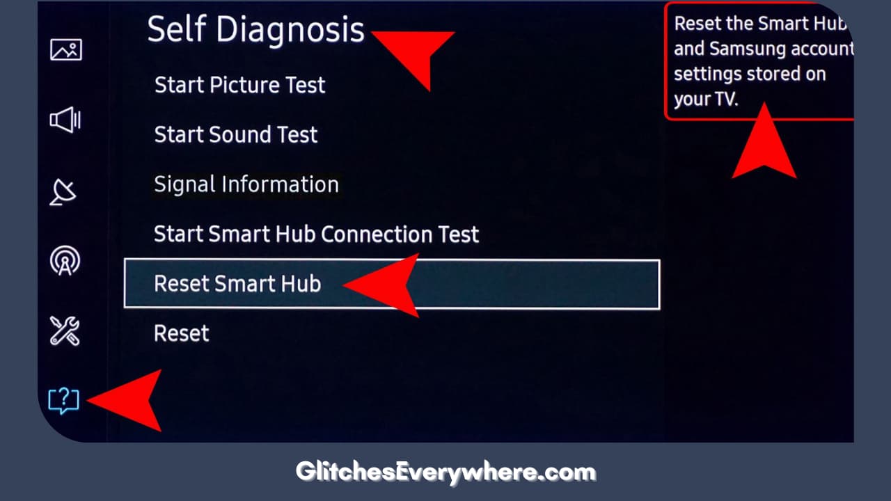 Reset Samsung Smart Hub