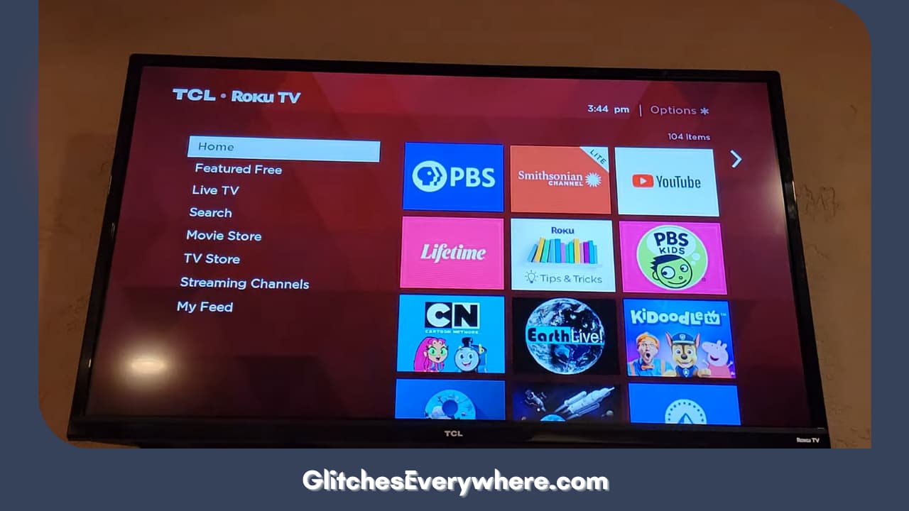 Switch On Your Tv And Go To The Home Screen