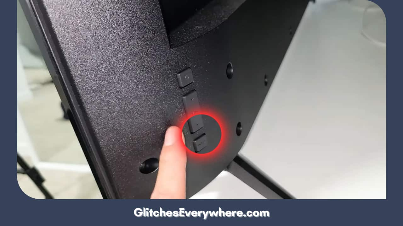 Press And Hold The Volume Down + Source Buttons