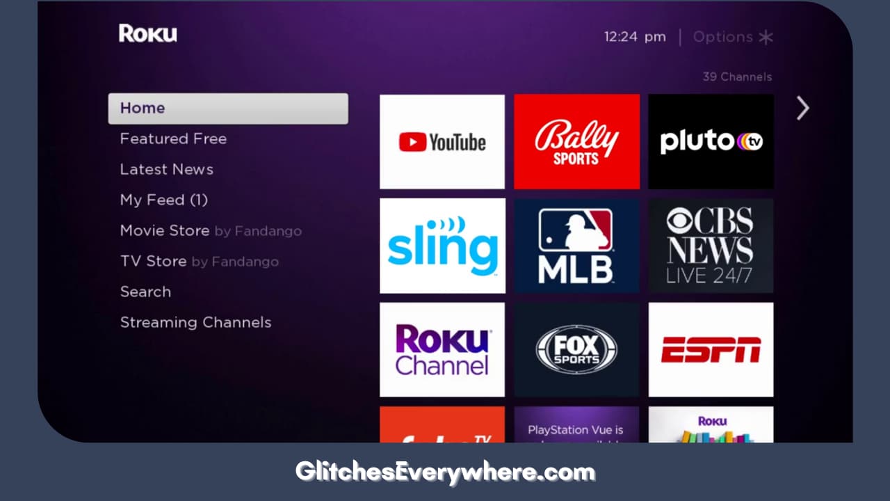 Locate And Then Open The Bally Sports On Roku