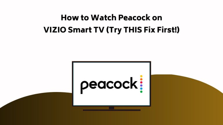 How To Watch Peacock On Vizio Smart Tv